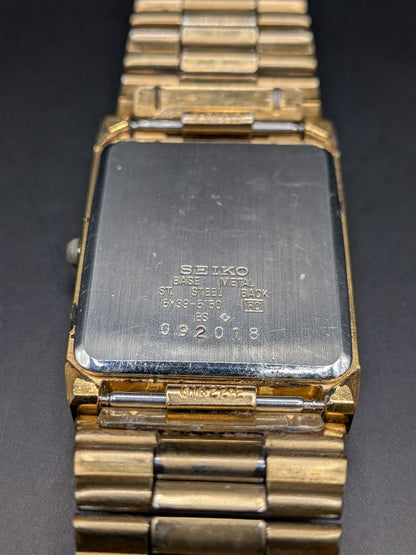 Seiko Galaxy 5Y39-5150 Analog Quartz Men Precious Galaxy Battery & Gasket Replaced