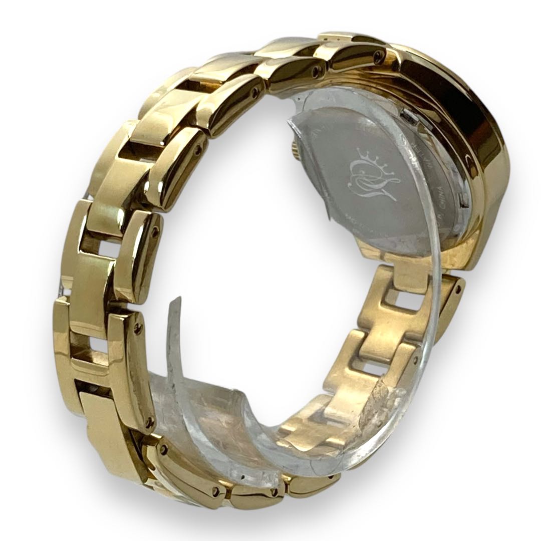 Samantha Silva Digital-Analog Quartz Women Watch Women'S Gold Tone Excellent Condition