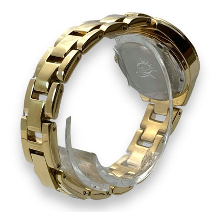 Samantha Silva Digital-Analog Quartz Women Watch Women'S Gold Tone Excellent Condition