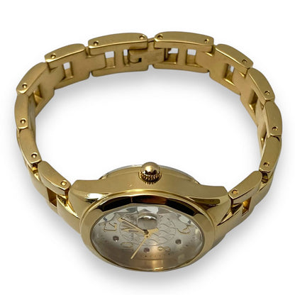 Samantha Silva Digital-Analog Quartz Women Watch Women'S Gold Tone Excellent Condition