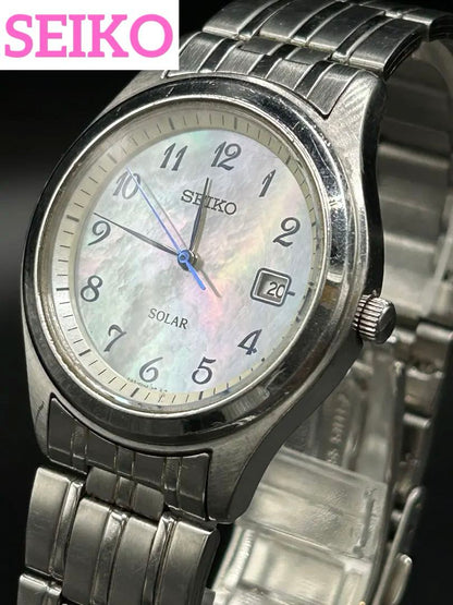 Seiko V145-0BS0 Analog Solar Men