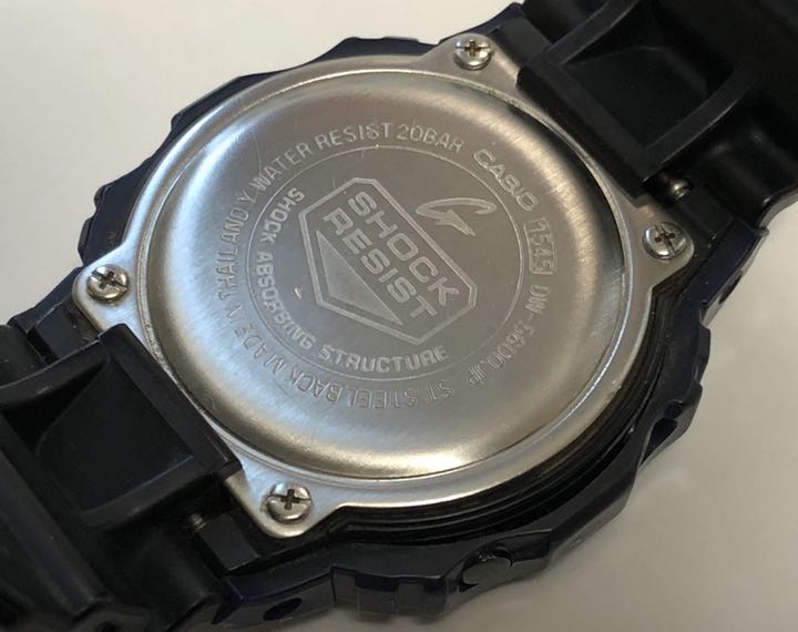 G-Shock 5600 DW-5600JP-2JR Digital Quartz Men Dw-Jp-2Jr ジーショック 限定 Dw- ブラック ブルー Tokyo バイカラー