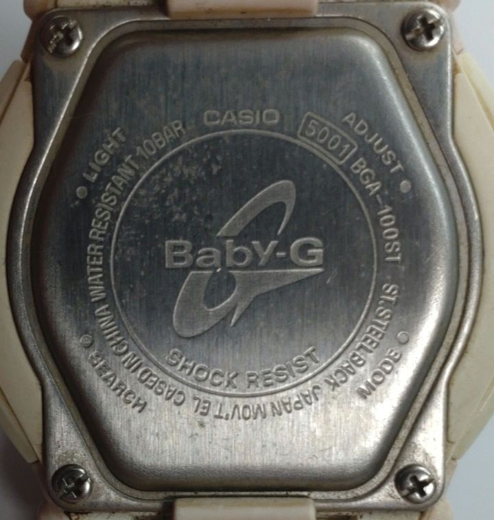 G-shock Baby-G BGA-100ST Digital-Analog Quartz Women ジーショック 電池切れ Casio 5001