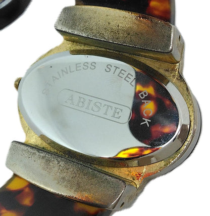 Abiste Analog Quartz Women アビステ Watch バングル べっこう調 中古品