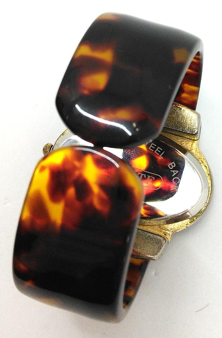 Abiste Analog Quartz Women アビステ Watch バングル べっこう調 中古品