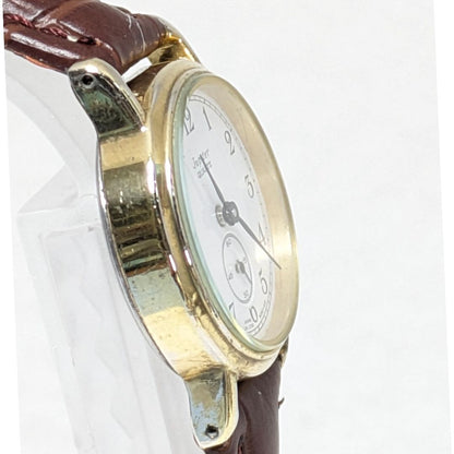 Orient Jupyter Small Second LM J730 5080-A12 Analog Quartz Women Ladies Wristwatch - Battery Replaced