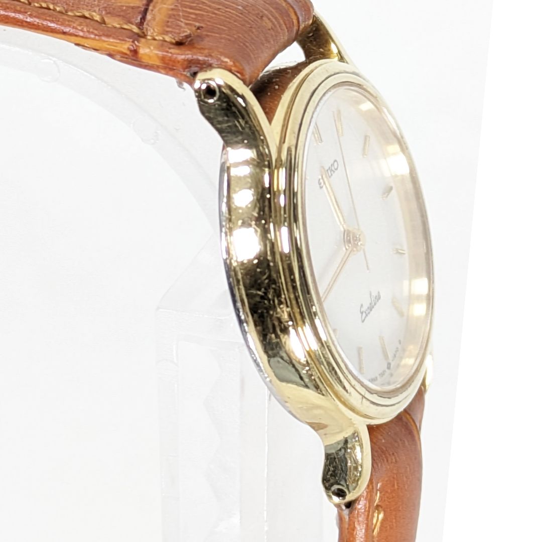 Seiko Exceline Analog Quartz Women Battery & Band Replaced Working Item
