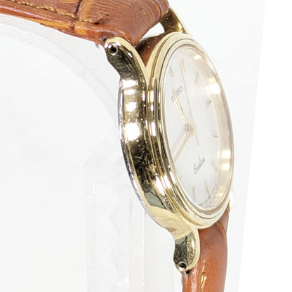 Seiko Exceline Analog Quartz Women Battery & Band Replaced Working Item