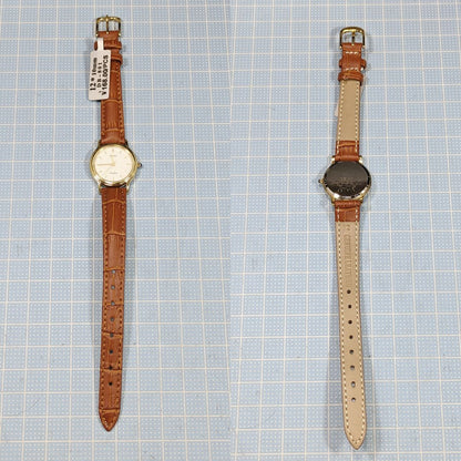 Seiko Exceline Analog Quartz Women Battery & Band Replaced Working Item