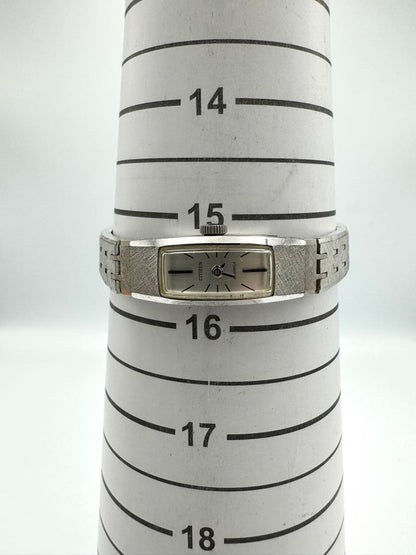 Citizen 21 Jewels 4-330668 Analog Mechanical (Manual) Women Silver Dial Women'S Antique Wristwatch
