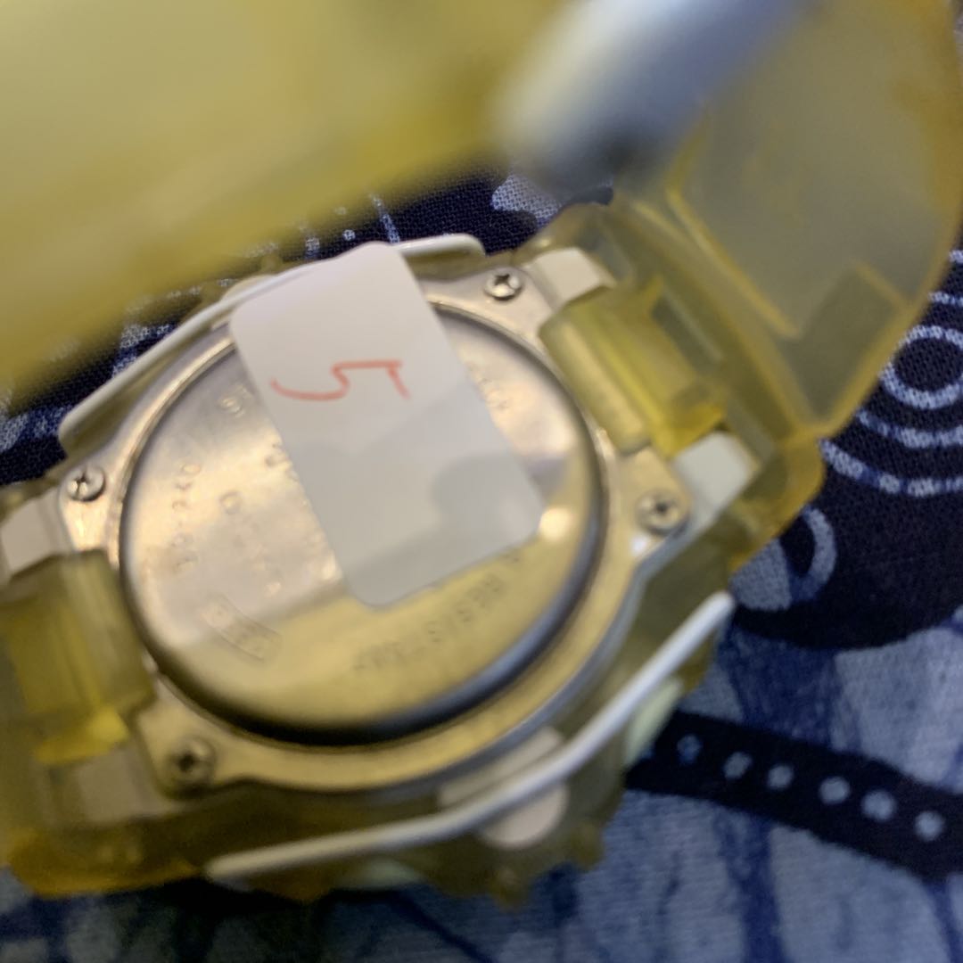 G-shock Baby-g Digital Quartz Women ジーショック イエロー Watch