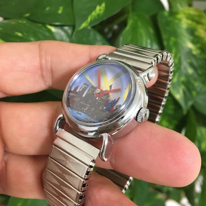 Superman Analog Mechanical (Manual) Women 希少 レトロ スーパーマン Watch （Manual Winding）