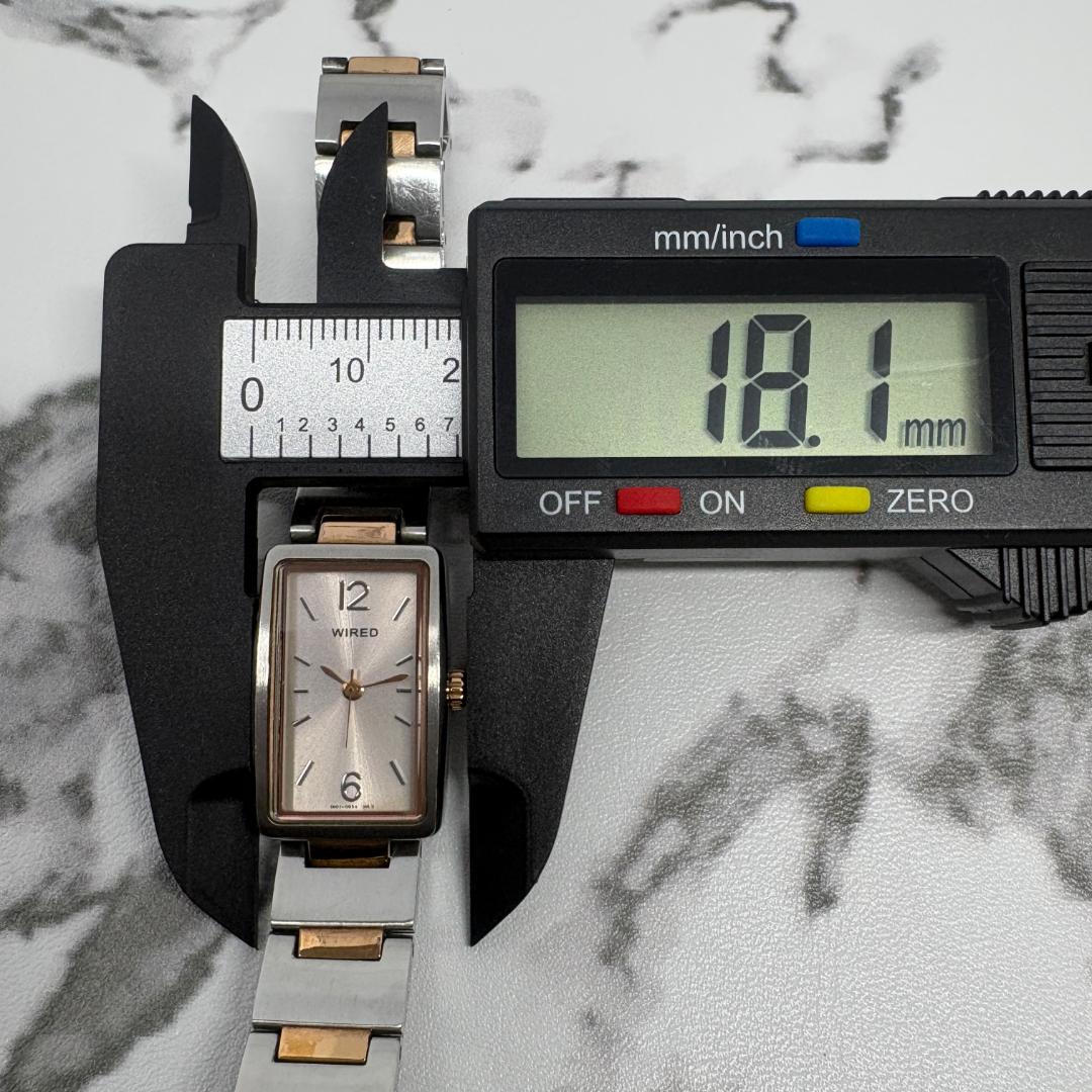 WIRED Analog Quartz Women Watch Square Silver Dial