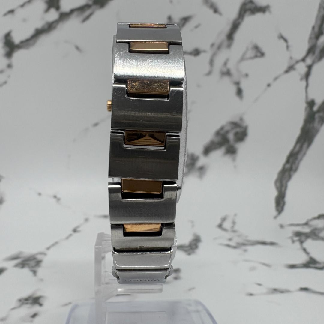 WIRED Analog Quartz Women Watch Square Silver Dial