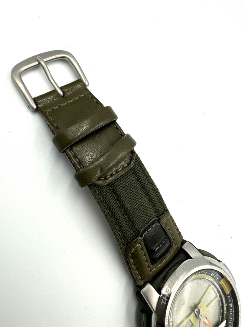 Casio Thermometer AnaDigi Analog & Digital Quartz Unisex Adults Watch 42Mm Vintage No Battery