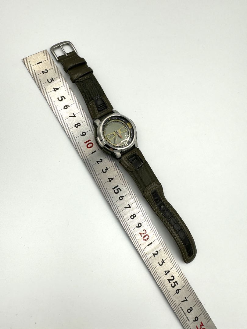 Casio Thermometer AnaDigi Analog & Digital Quartz Unisex Adults Watch 42Mm Vintage No Battery