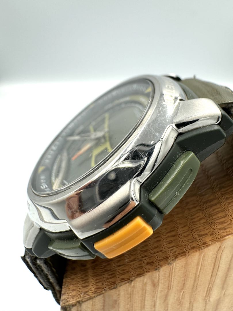 Casio Thermometer AnaDigi Analog & Digital Quartz Unisex Adults Watch 42Mm Vintage No Battery