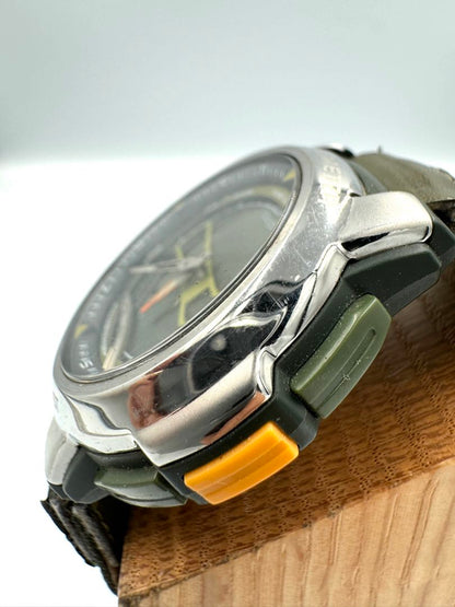 Casio Thermometer AnaDigi Analog & Digital Quartz Unisex Adults Watch 42Mm Vintage No Battery