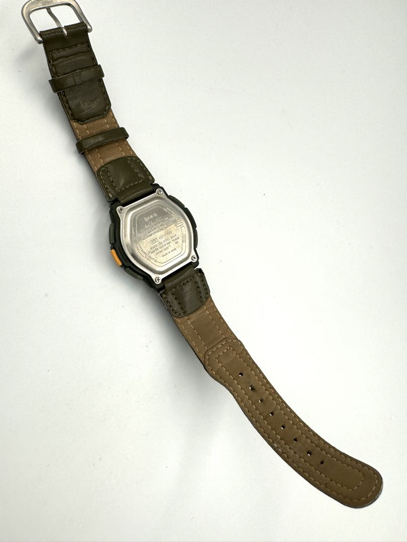 Casio Thermometer AnaDigi Analog & Digital Quartz Unisex Adults Watch 42Mm Vintage No Battery