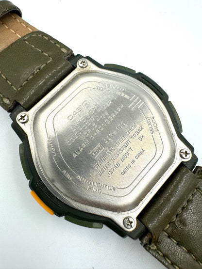 Casio Thermometer AnaDigi Analog & Digital Quartz Unisex Adults Watch 42Mm Vintage No Battery