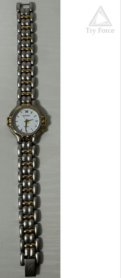 Hilton Analog Quartz Women ヒルトン Watch Hq0290 [For Parts / Junk]