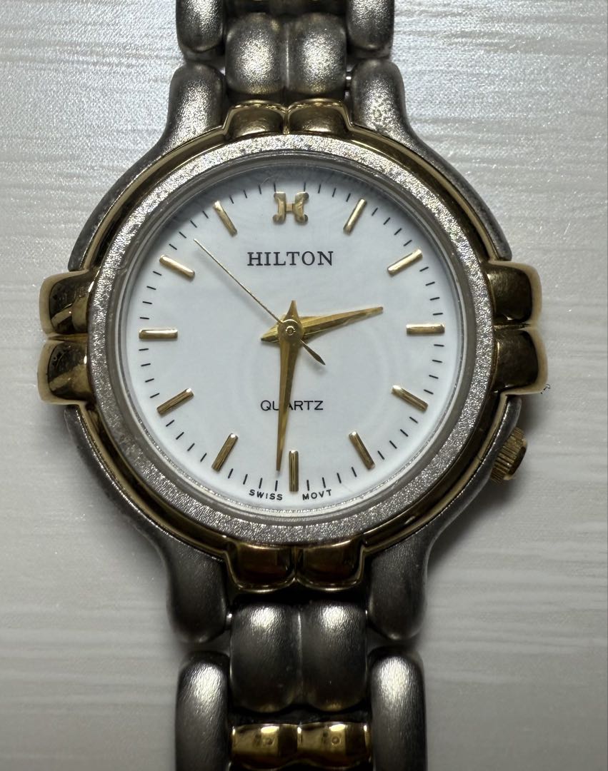Hilton Analog Quartz Women ヒルトン Watch Hq0290 [For Parts / Junk]