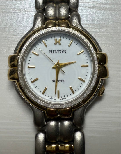 Hilton Analog Quartz Women ヒルトン Watch Hq0290 [For Parts / Junk]