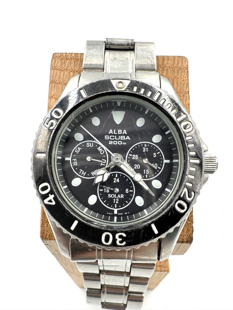 Seiko Alba V14J-0AB0 Analog Quartz Men Solar