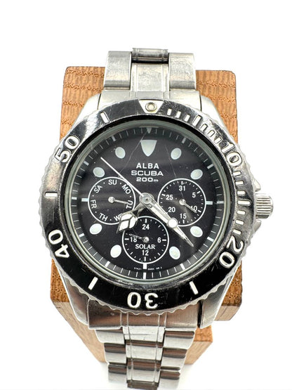 Seiko Alba V14J-0AB0 Analog Quartz Men Solar