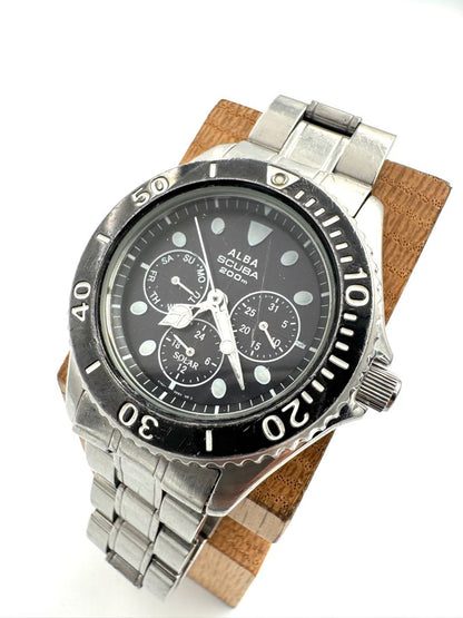 Seiko Alba V14J-0AB0 Analog Quartz Men Solar