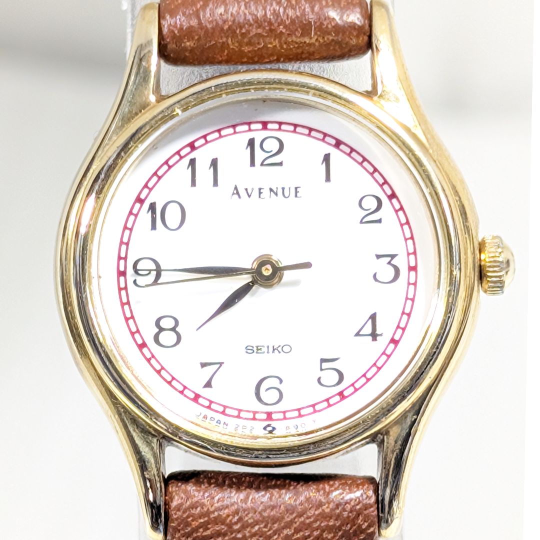 Seiko Avenue Analog Quartz Women Battery & Band Replaced Working Item