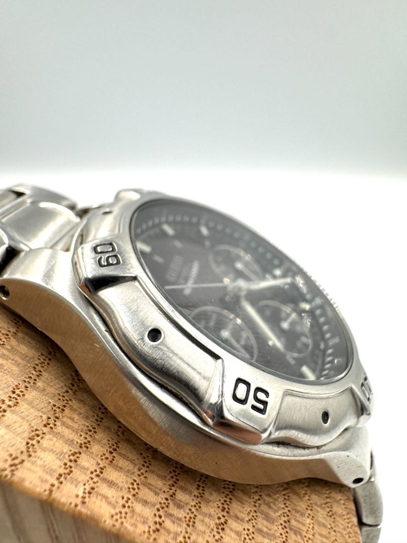 Guess Analog Quartz Men Steel Chronograph Watch