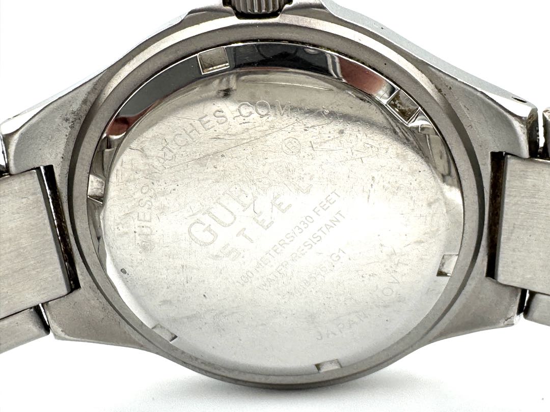 Guess Analog Quartz Men Steel Chronograph Watch