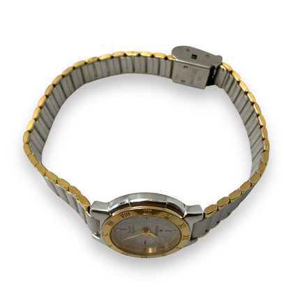 Junghans Analog Quartz Women Watch Gold Two-Tone Grand Prix Excellent Condition