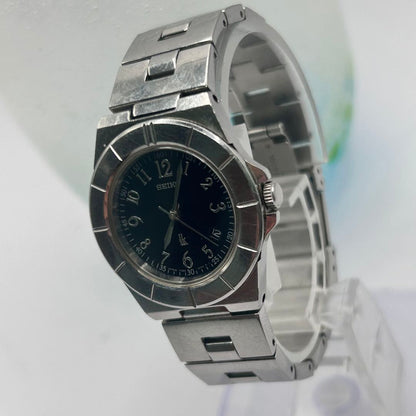 Seiko Lukia Analog Solar Women Lk Women's Watch Black Dial Date Quartz