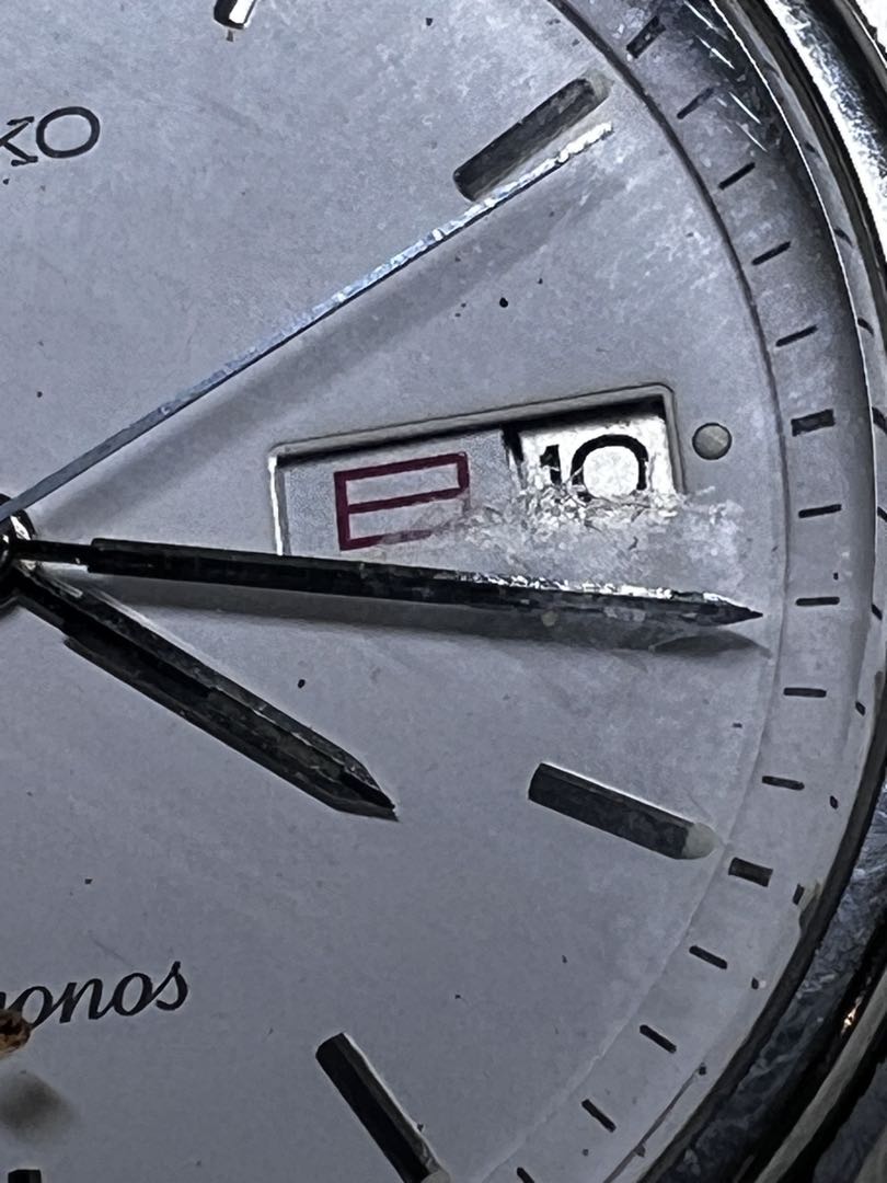Seiko Chronos Analog Quartz Men Vintage Chronos Day-Date Rare For Parts / Junk
