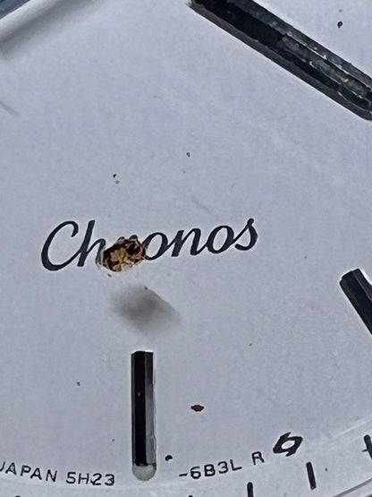 Seiko Chronos Analog Quartz Men Vintage Chronos Day-Date Rare For Parts / Junk