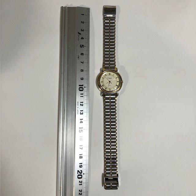 Kamuri KM-0014 Analog Quartz Unisex 冠 希少 カムリ オフホワイト文字盤 メタルベルト 稼働