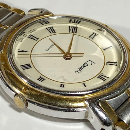 Kamuri KM-0014 Analog Quartz Unisex 冠 希少 カムリ オフホワイト文字盤 メタルベルト 稼働