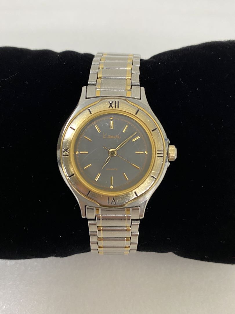 Kamuri Analog Quartz Women Watch Black Dial For Parts
