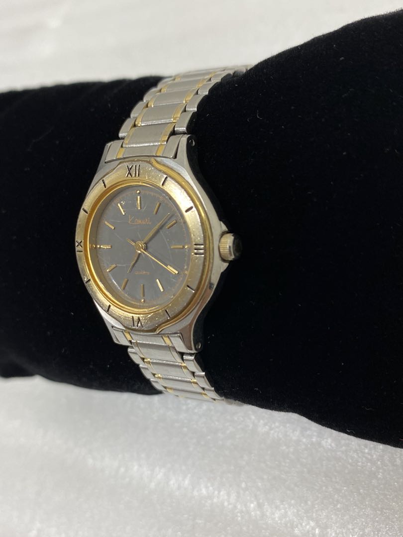 Kamuri Analog Quartz Women Watch Black Dial For Parts