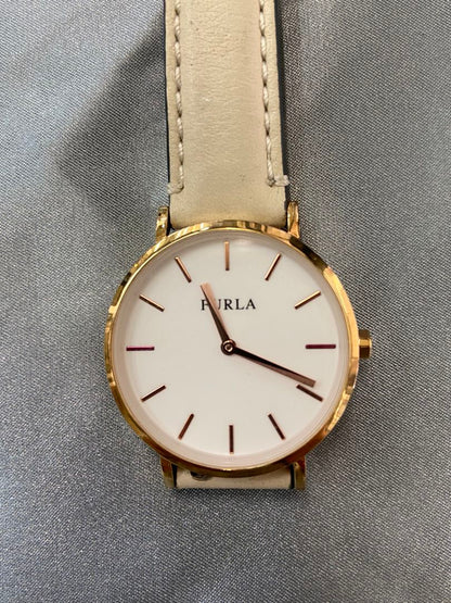 Furla Analog Quartz Men フルラ Menwatch Used品 中古品 [For Parts / Junk]