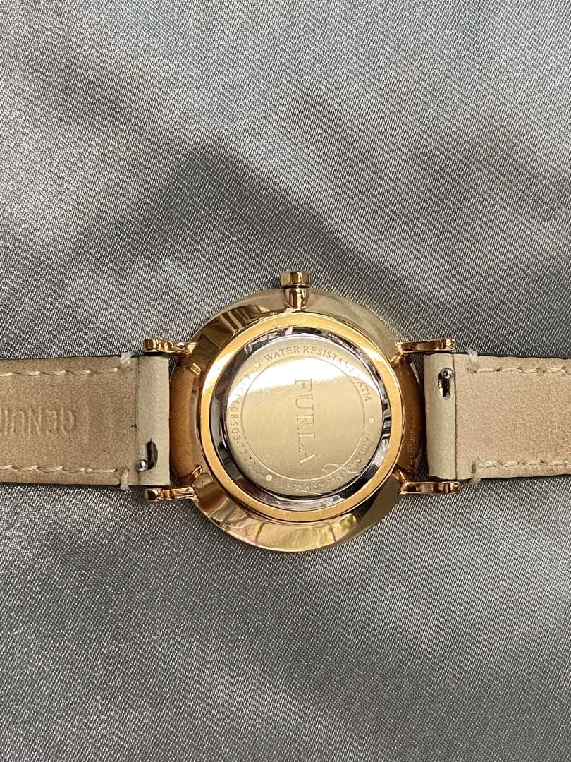 Furla Analog Quartz Men フルラ Menwatch Used品 中古品 [For Parts / Junk]