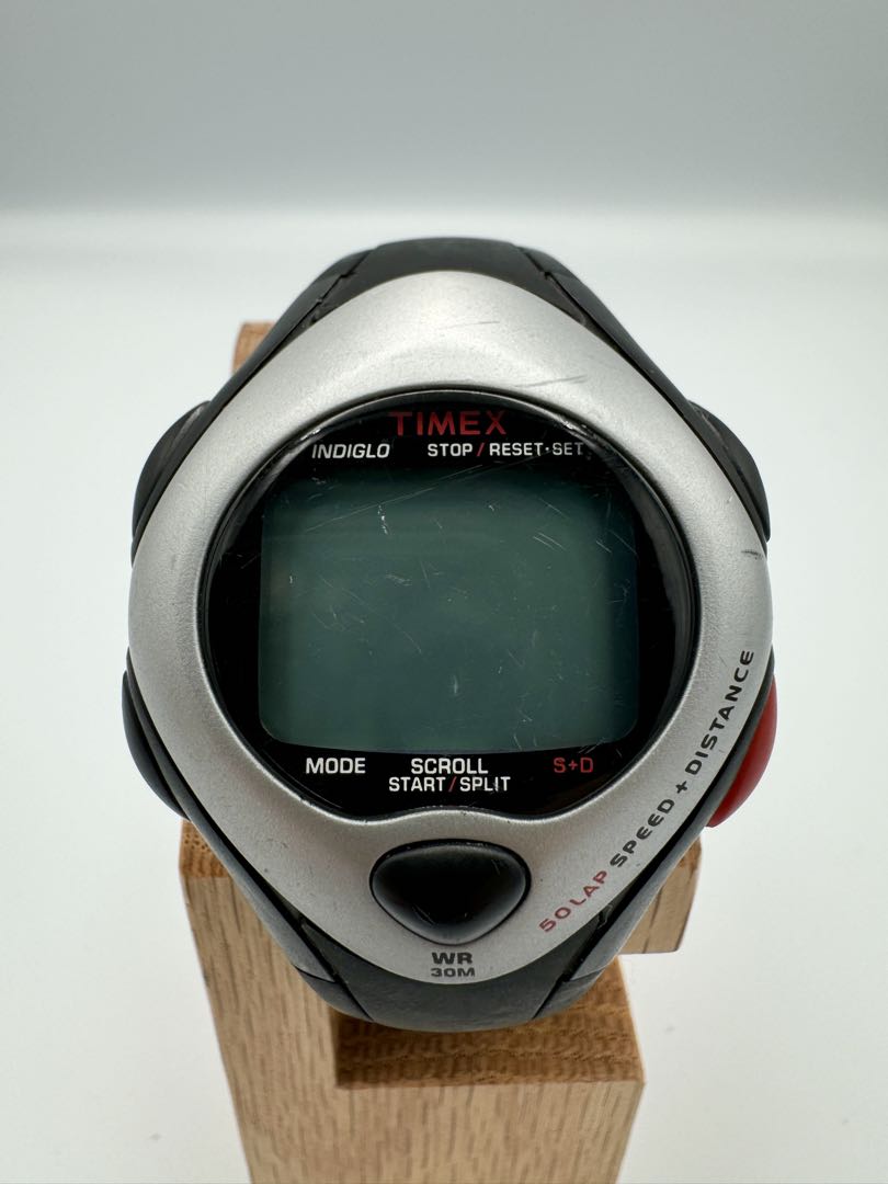 TIMEX Digital Watch Flame Fire Pattern Y2K