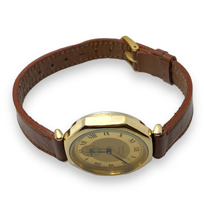 Citizen club la mer Analog Quartz Women Antique Watch Women'S Small Seconds Gold Tone 2-Hand