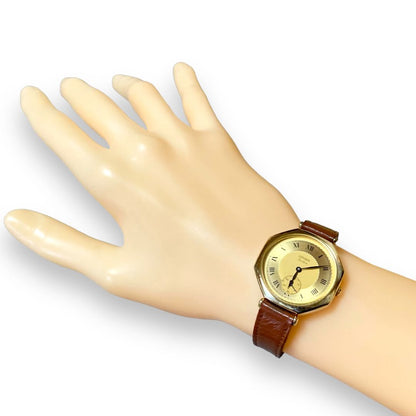 Citizen club la mer Analog Quartz Women Antique Watch Women'S Small Seconds Gold Tone 2-Hand