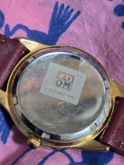 Zoom Analog Quartz Women Watch Women'S Battery Replaced Excellent Condition