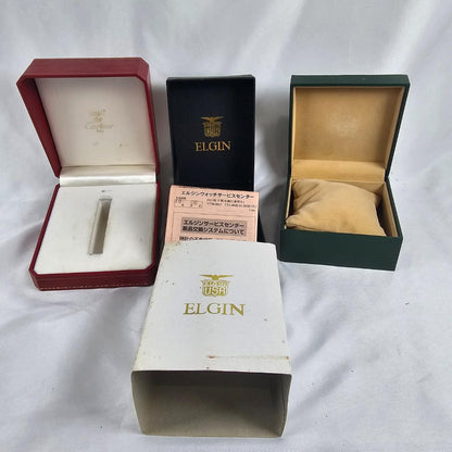 Cartier Rare Cartier Santos Watch Empty Box Red Vintage