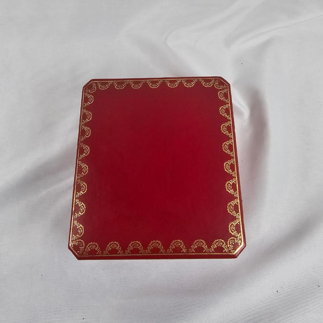 Cartier Rare Cartier Santos Watch Empty Box Red Vintage