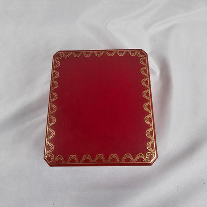 Cartier Rare Cartier Santos Watch Empty Box Red Vintage